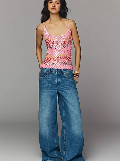 Tach Arenita Sequin Top