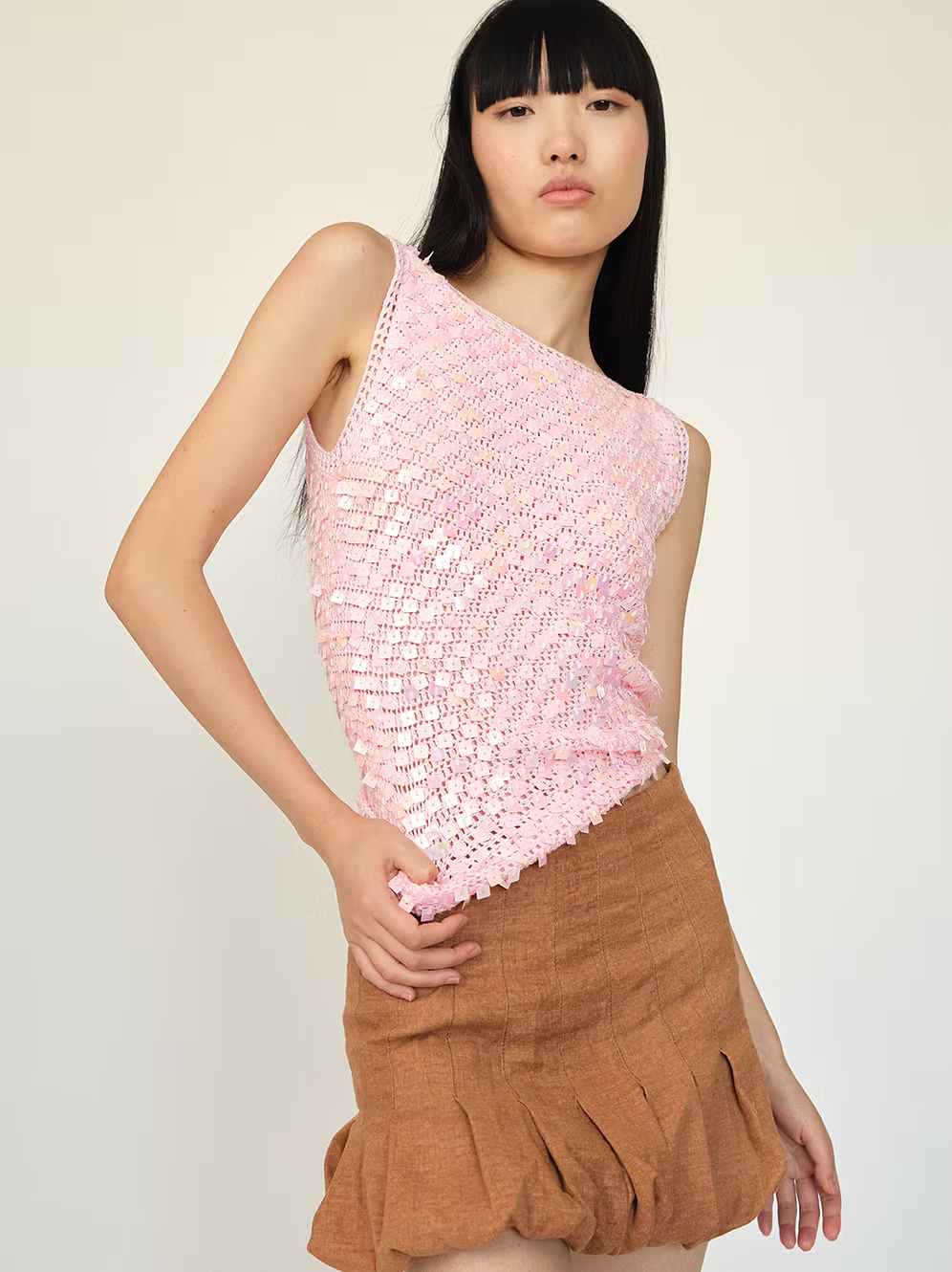 Tach Casper Sequin Top