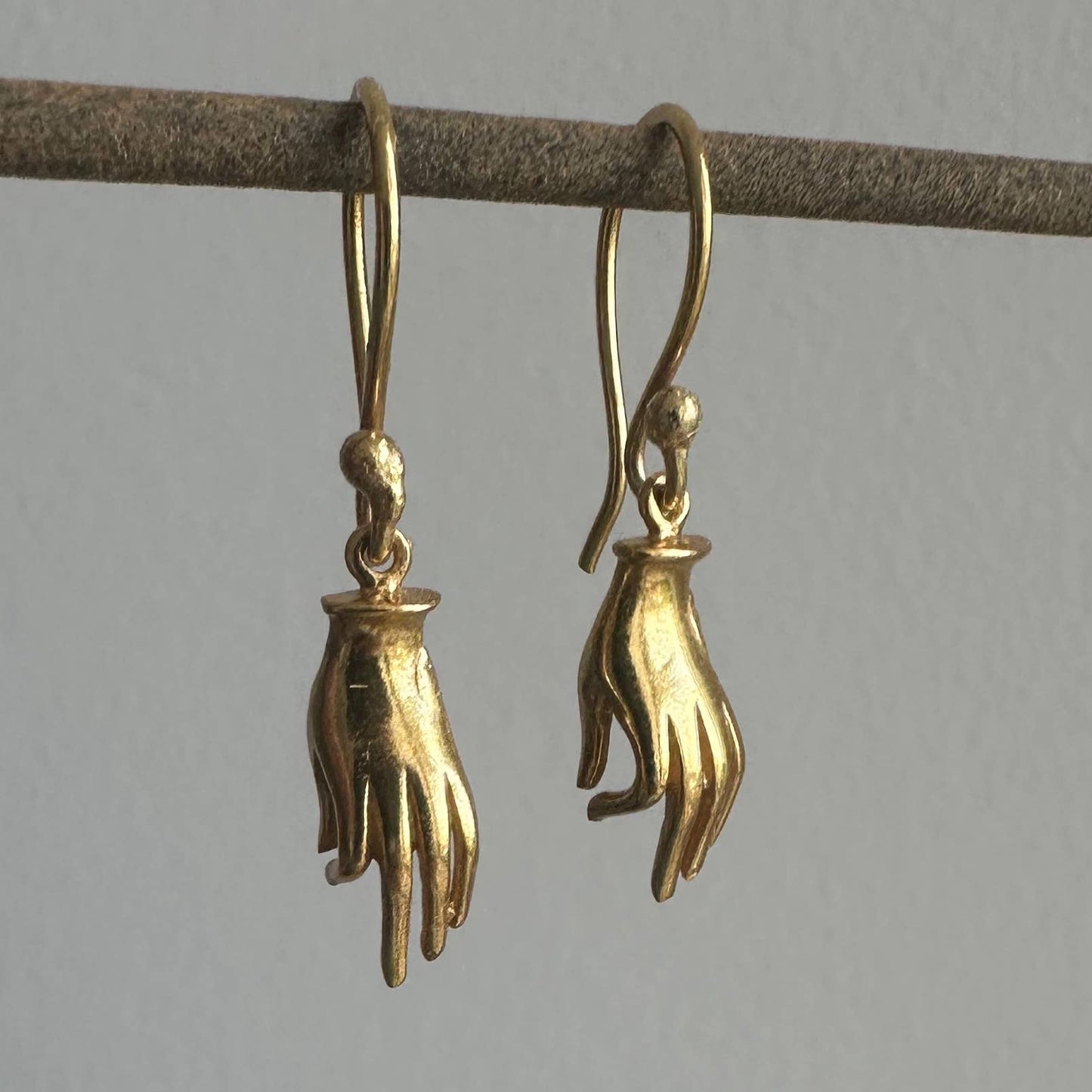 Mudra Hands Earrings | Dangle Earrings | 18K Gold-Plated