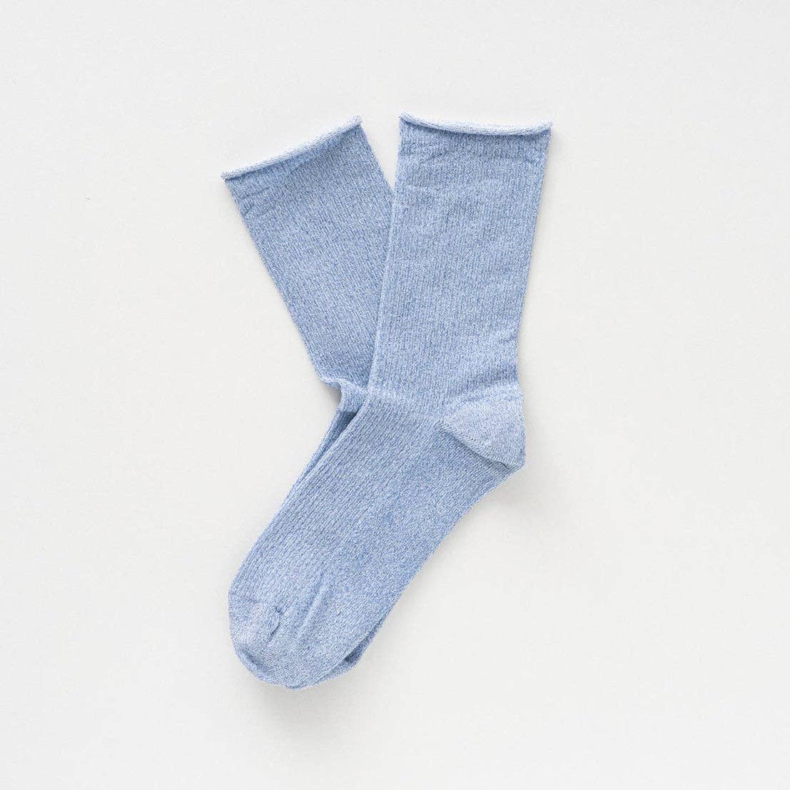 KLUE Glitter Lurex socks in eco-friendly Lyocell | Light Blue