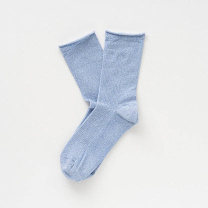 KLUE Glitter Lurex socks in eco-friendly Lyocell | Light Blue