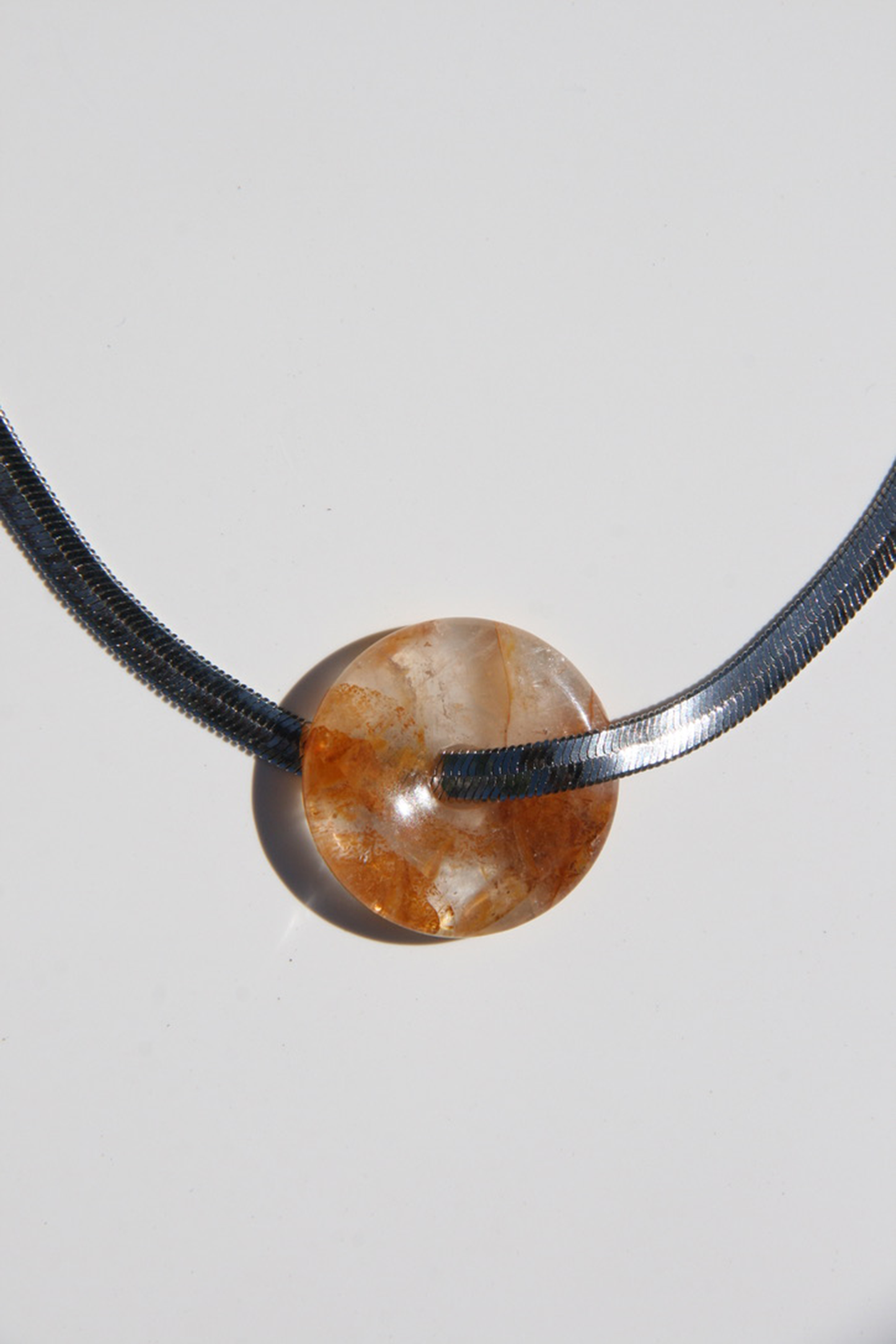 By Orly Roan Stone and Silver Necklace