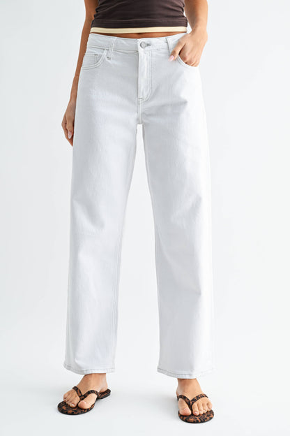 Just Black Denim Selvage Straight-Leg Jeans