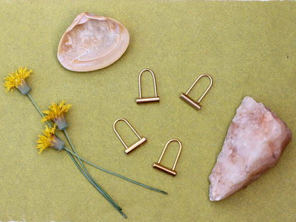 Cindre Baby Bike Lock Earrings