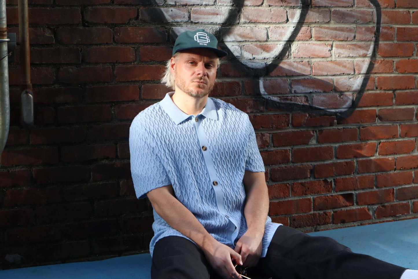 Good Days Alder Chain Knit Polo
