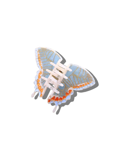 Solar Eclipse Hand-painted Swallowtail Butterfly Claw Hair Clip