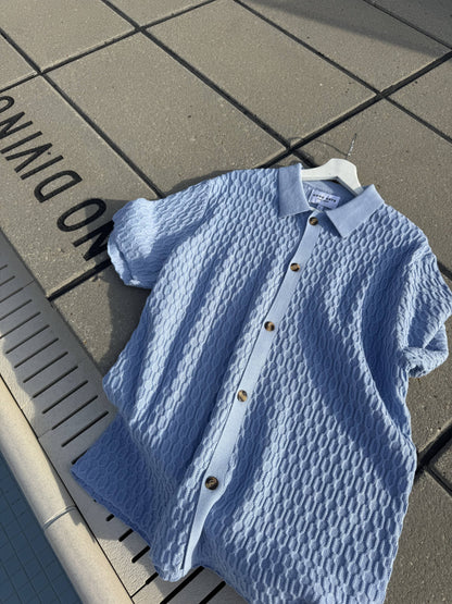 Good Days Alder Chain Knit Polo
