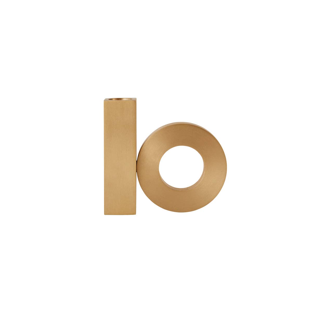 Oyoy Baari Solid Brass Candleholder