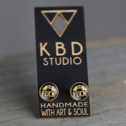 Tiny Picture Studs (Gothic Font Fuck)
