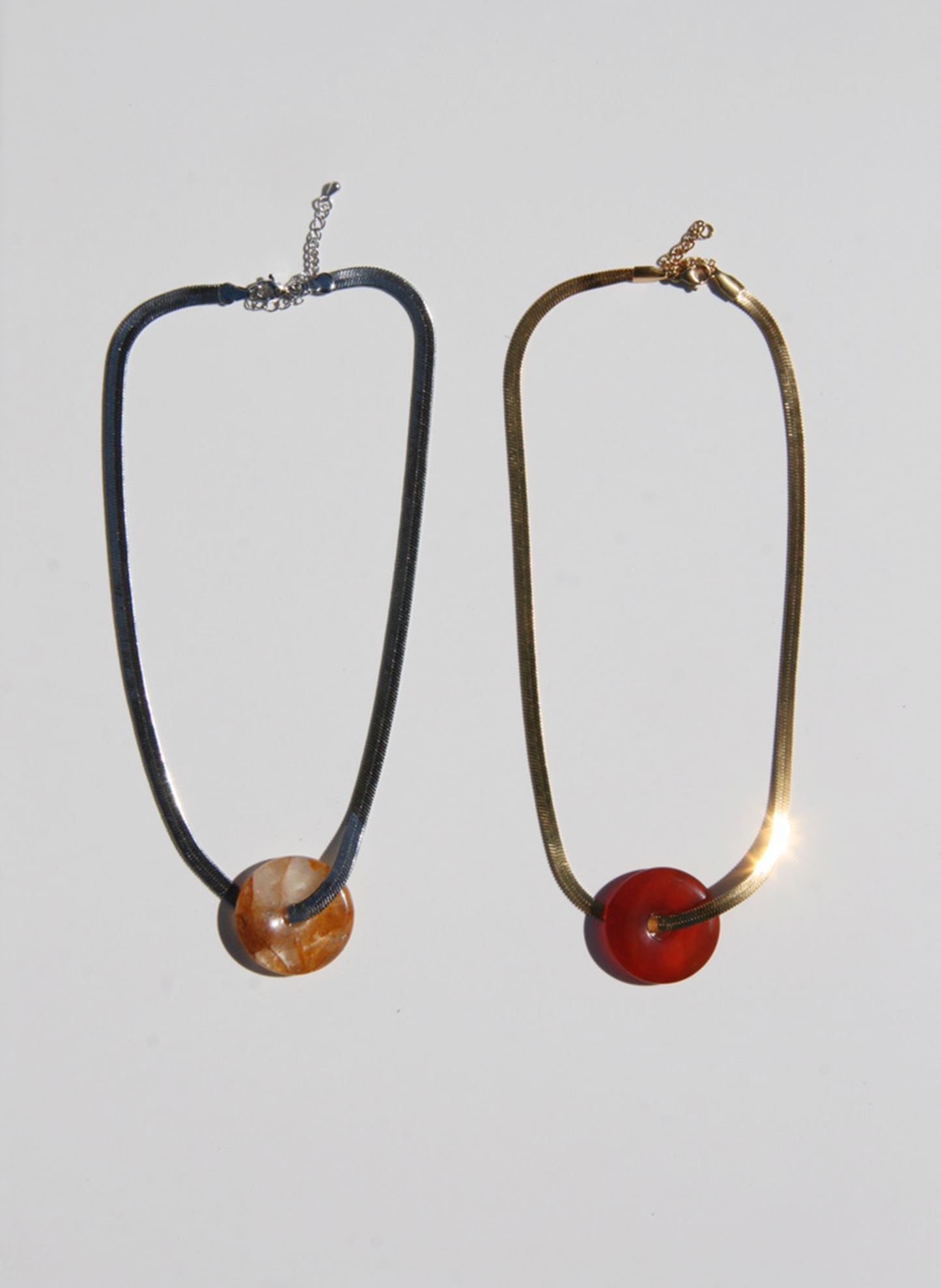 By Orly Roan Stone and Silver Necklace