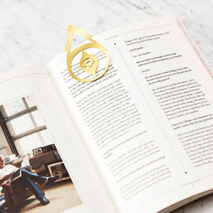 Nazar - Blue Metal Bookmark | Book & Stationery Gift