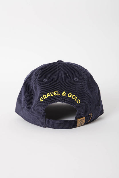 Gravel & Gold Poppy Cap Navy Cord