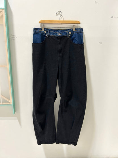 Et Tigre Ollie Denim in Black + Dark Wash