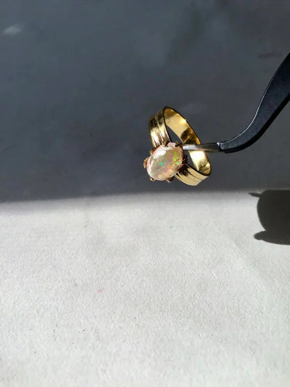 Black Willow Jewelry Matrix Opal Ring
