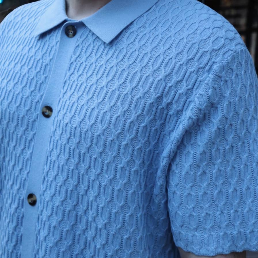 Good Days Alder Chain Knit Polo