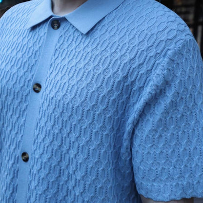 Good Days Alder Chain Knit Polo