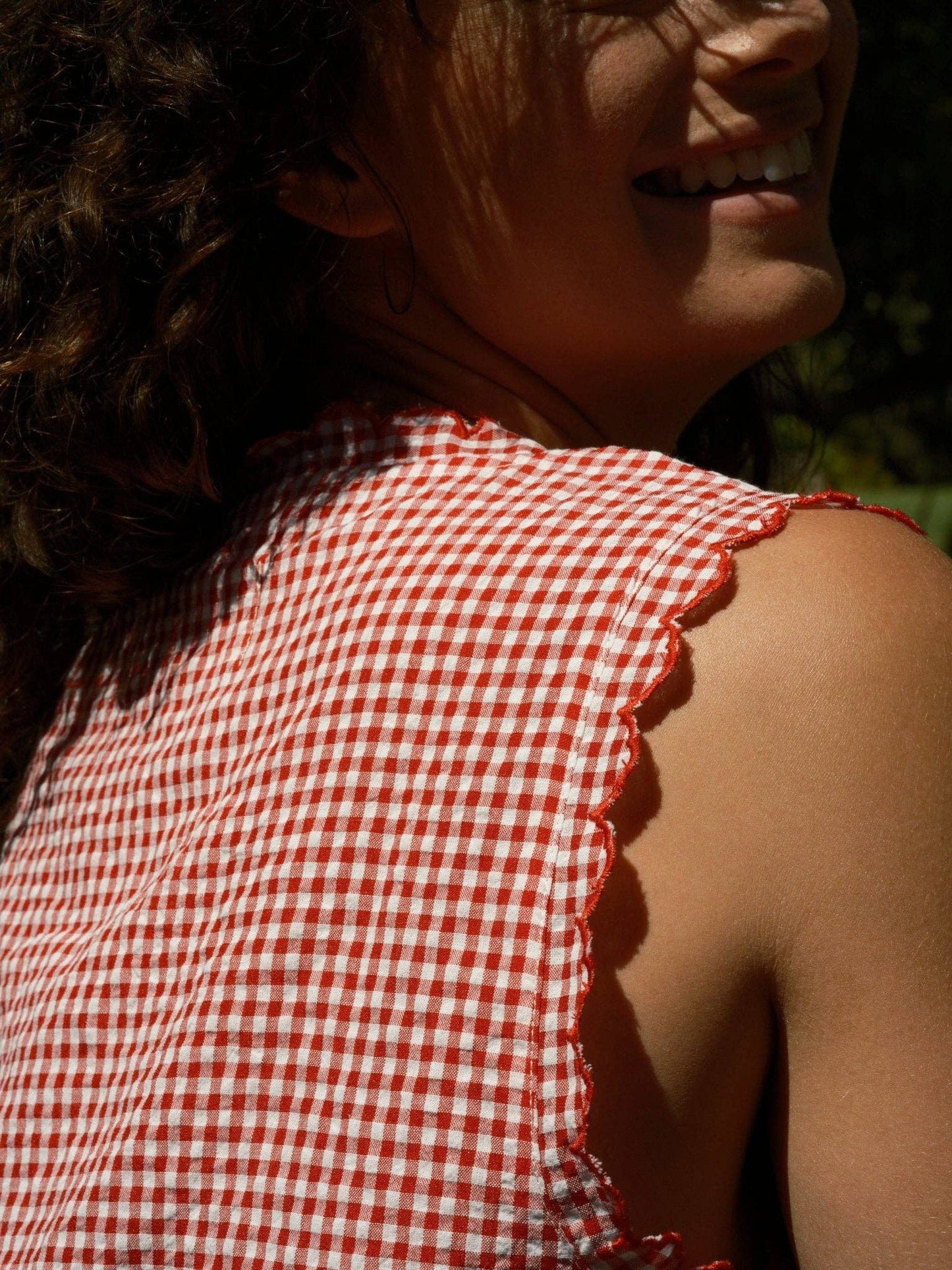 Mollusk Helena Top | Red Gingham