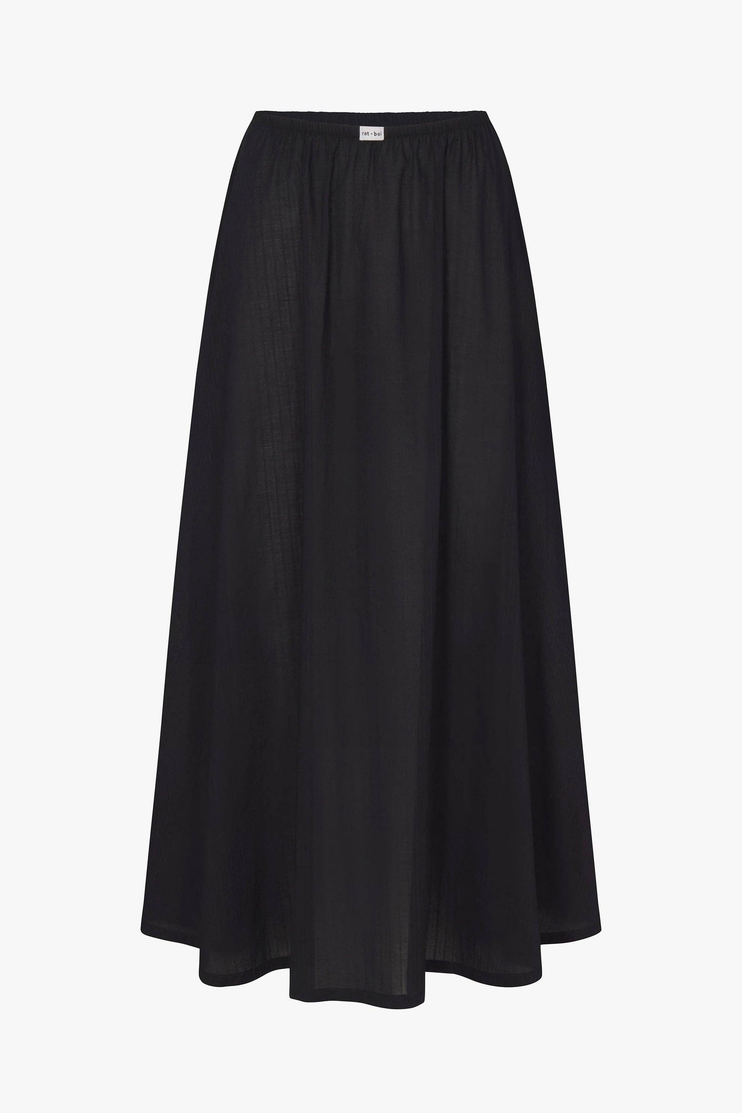 DREAM SKIRT IN ONYX DOBBY
