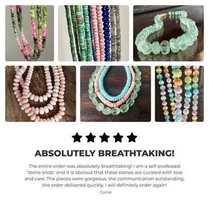 Turquoise Protection | Green Stone Necklace |Good Luck Jewelry