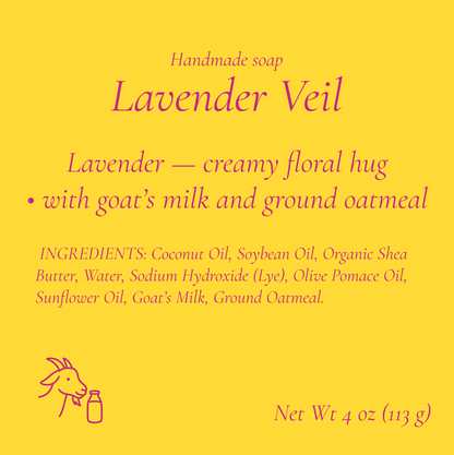 Handmade Goat's Milk Soap with Shea Butter & Oils + NEW DROP