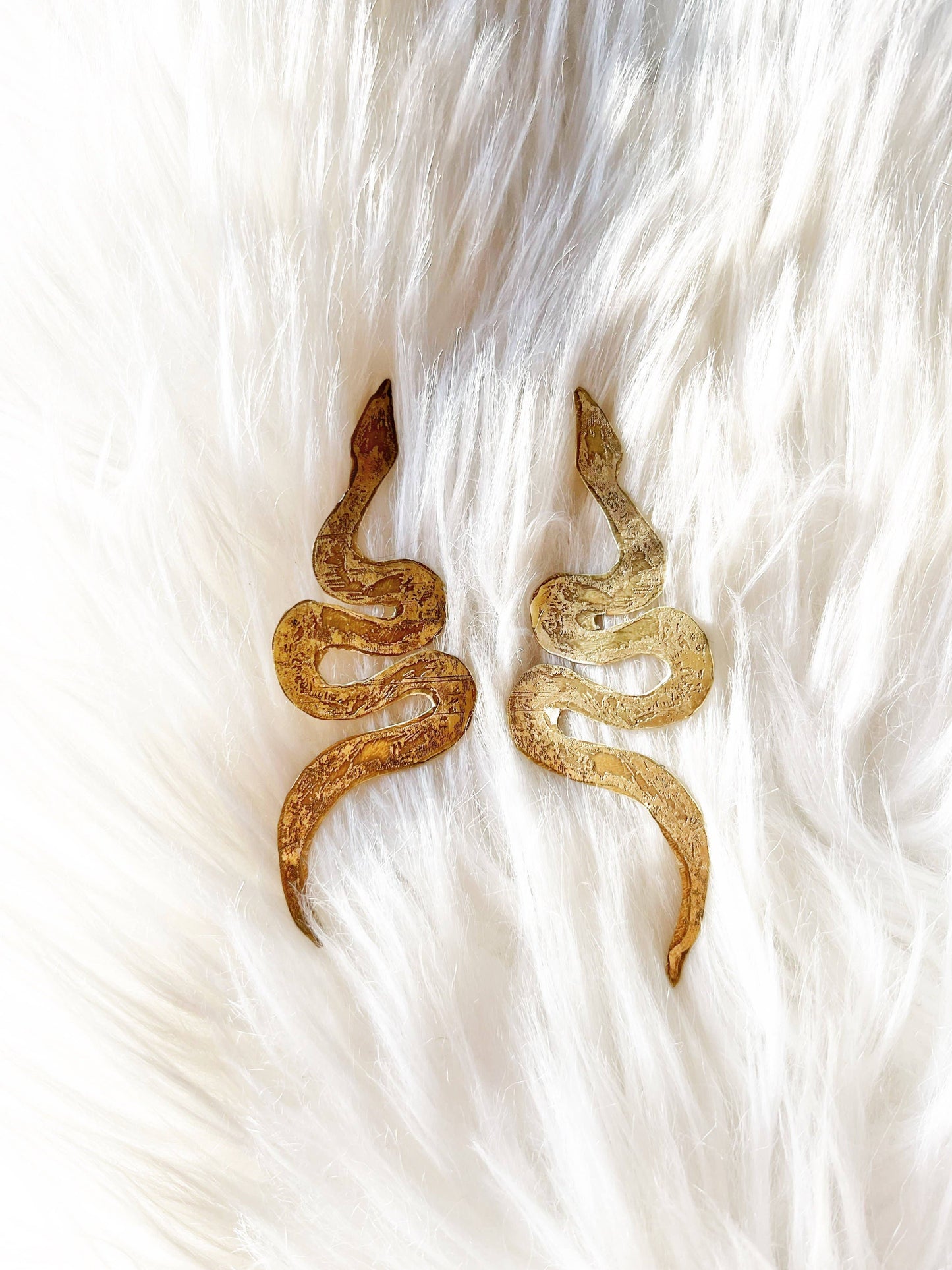 Amulets + Talismans Snake Earrings