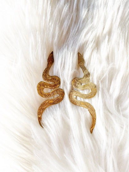 Amulets + Talismans Snake Earrings