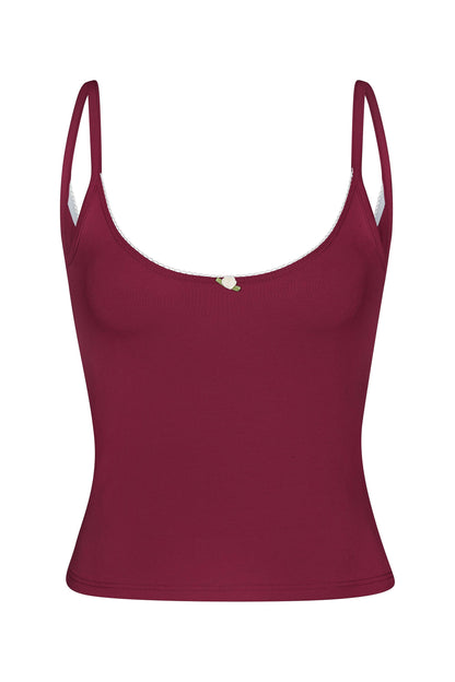 Rat Boi Scoop Back Cami | Bordeaux