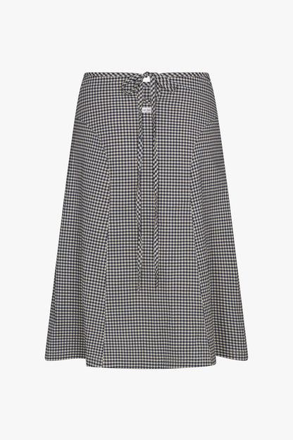 Rat Boi Keyhole Midi Skirt Navy