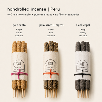 Palo Santo Incense Sticks — Handrolled in Peru