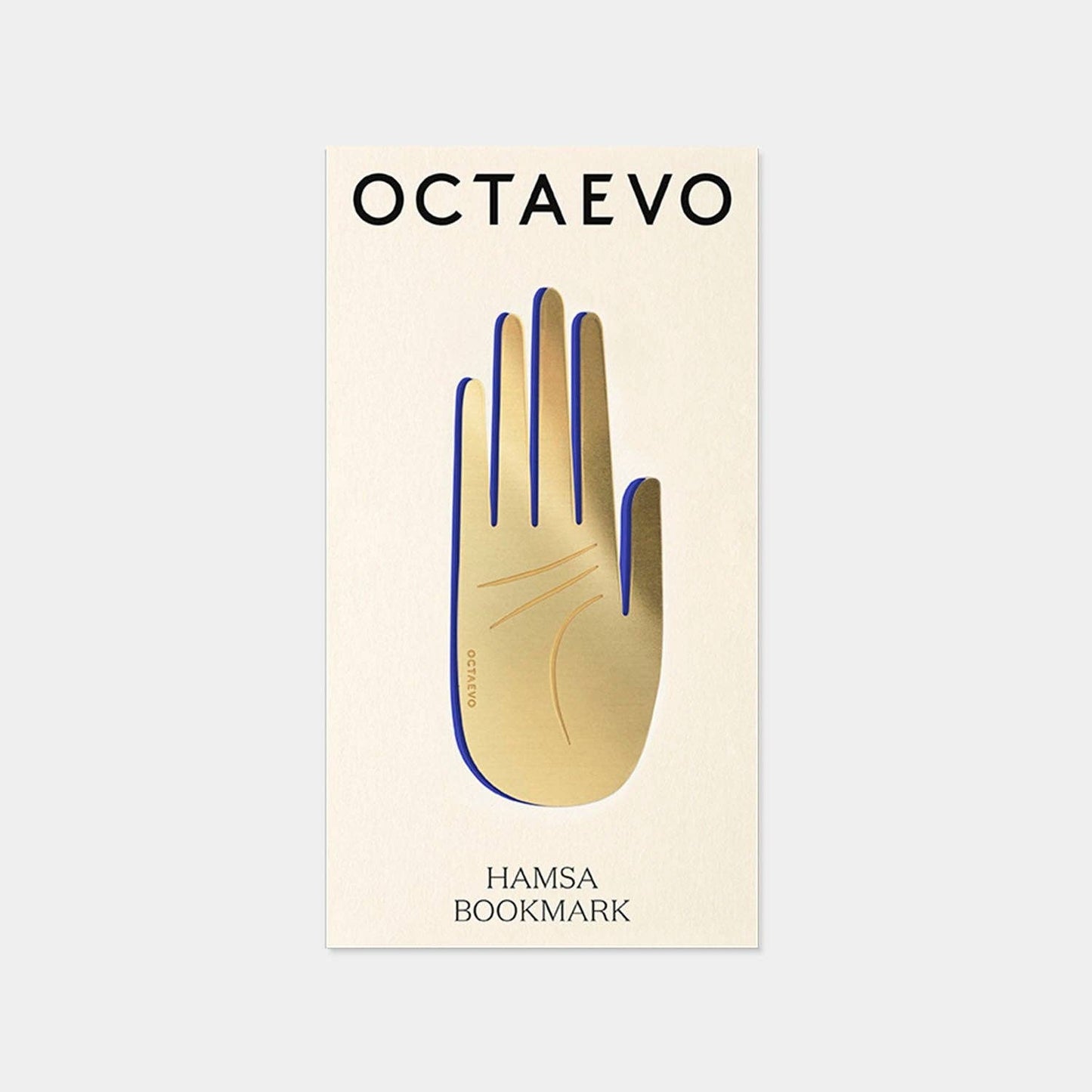 Hamsa - Varnished Brass Bookmark | Book & Stationery Gift