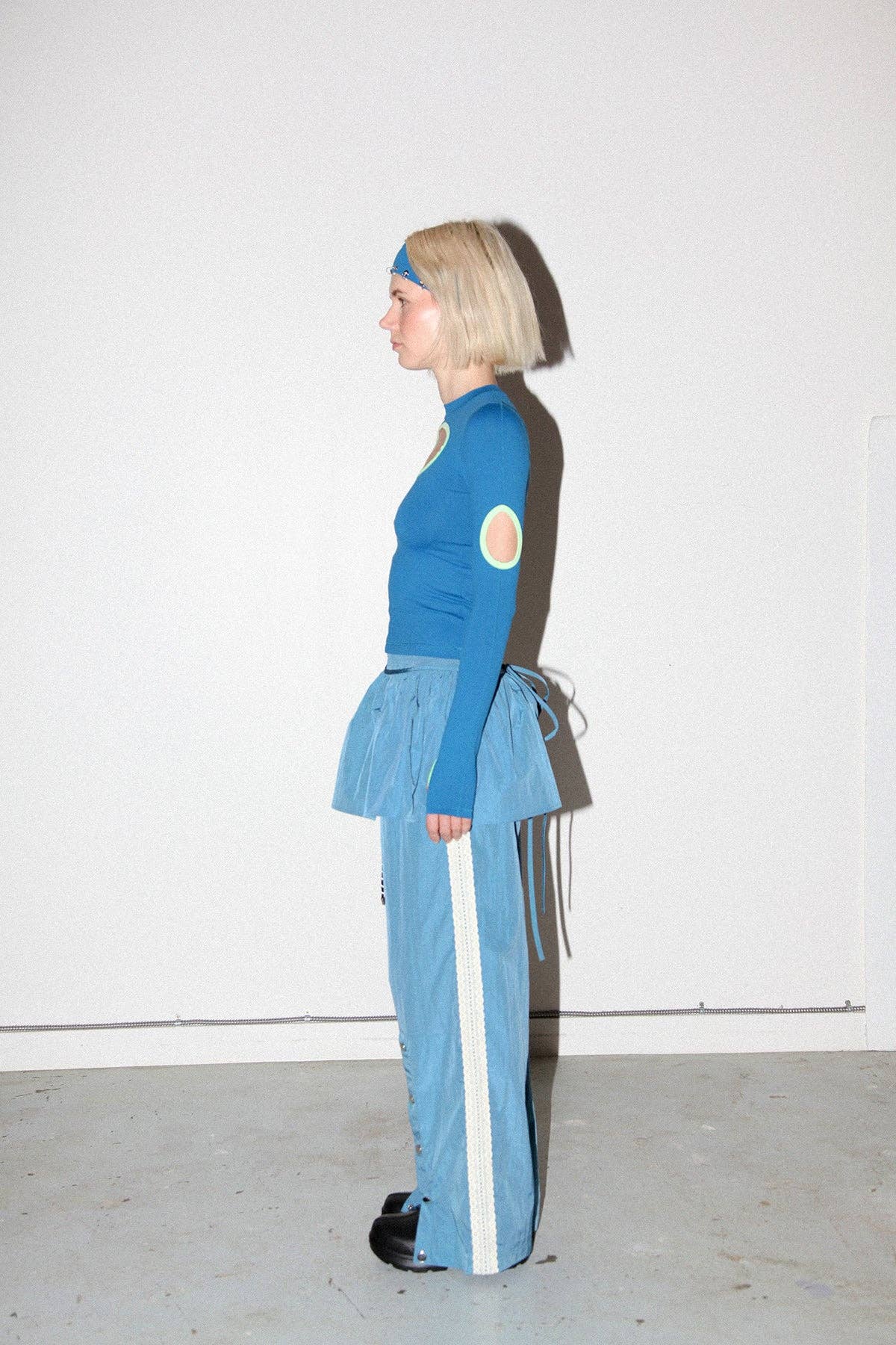 KKCo Peplum Apron in Lake