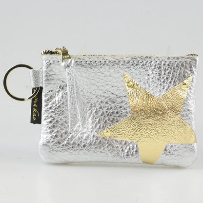 Zina Kao Metallic Leather Wallet