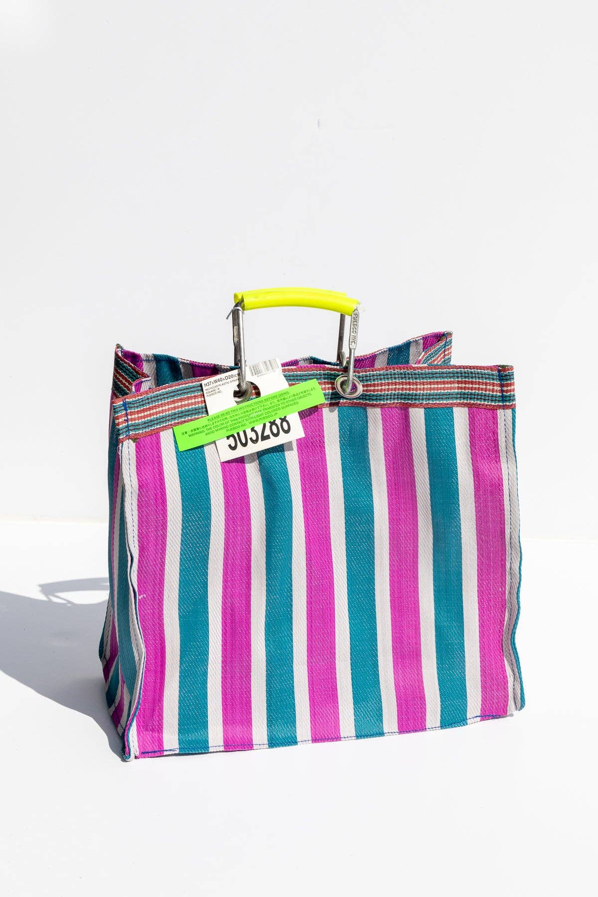 Puebco Recycled Striped Tote