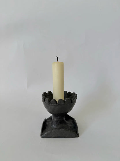 Oon Shoppette Petite Chalice Scalloped Candleholder