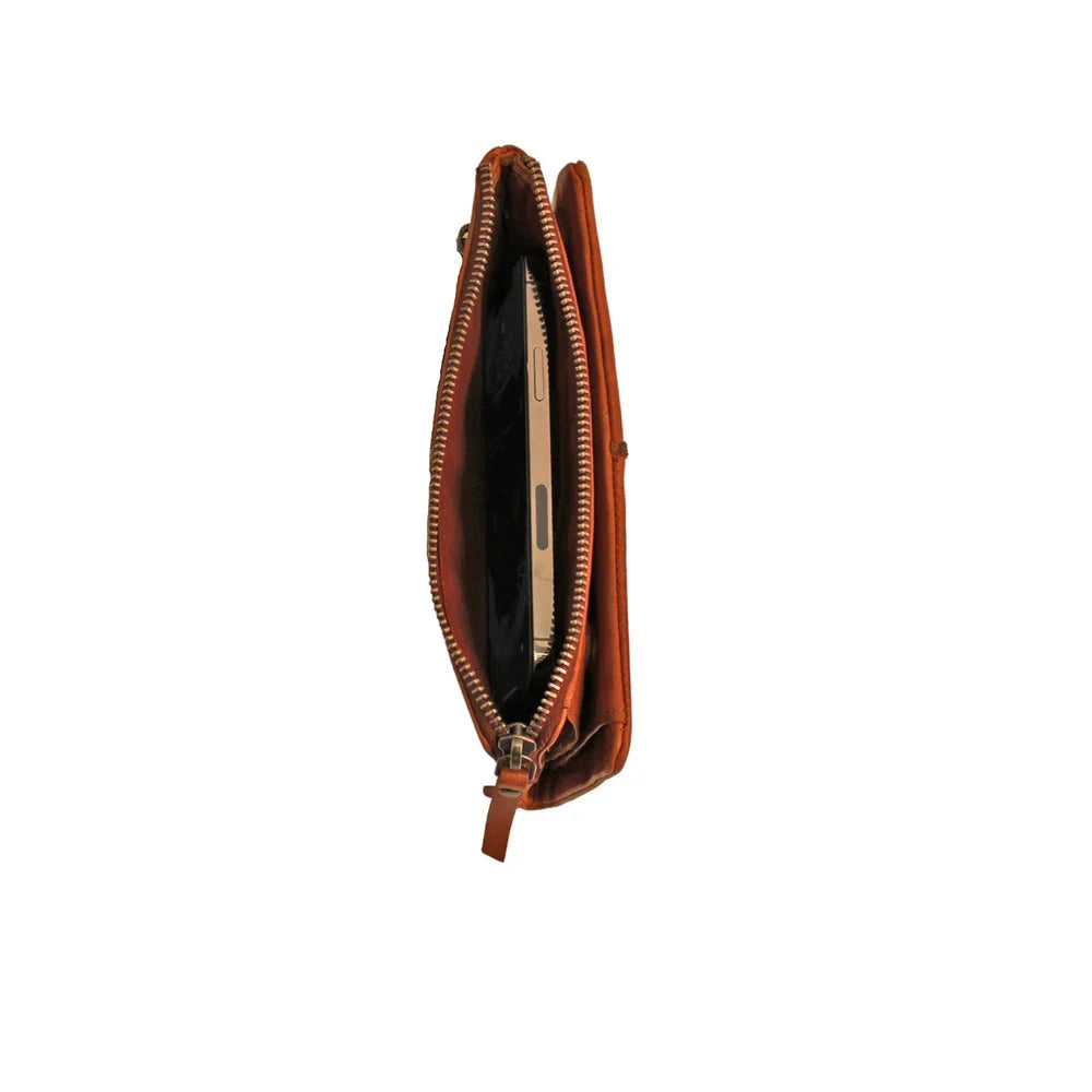 Latico Leathers Andi Wallet: Black or Eggplant
