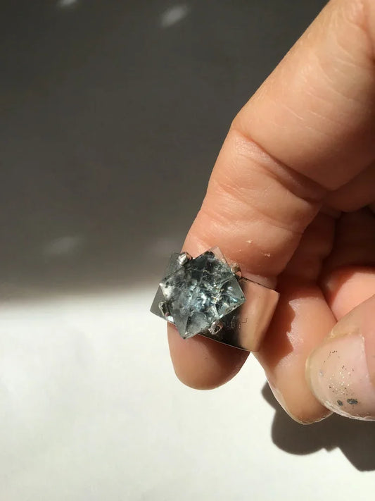 Black Willow Jewelry Water of the Sea Aquamarine Ring