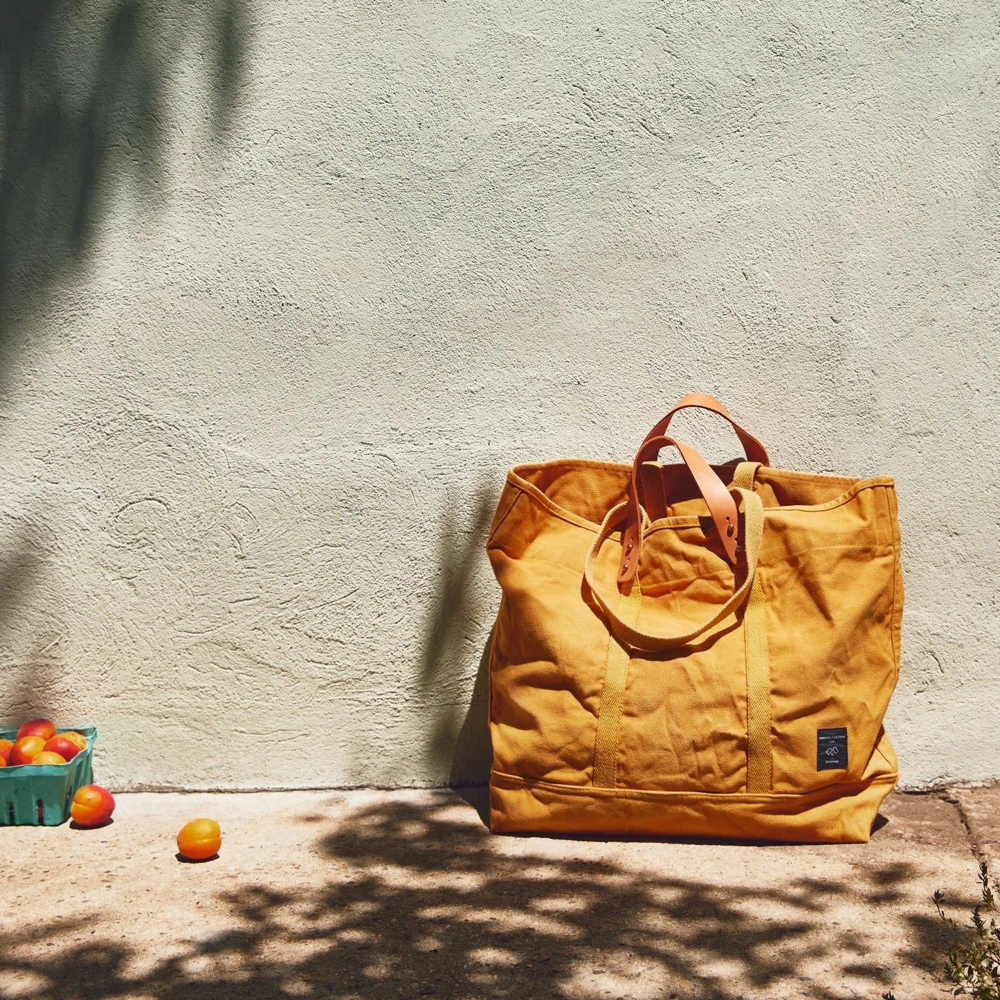 Immodest Cotton Large East West Tote | Mustard Seed