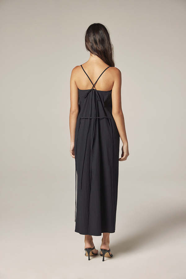 Amente Front Shirring Dress