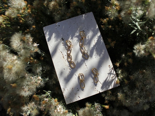 Cindre Quad Links Earrings