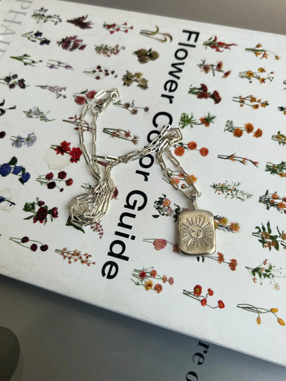 Dea Dia Sun Tarot Card Necklace