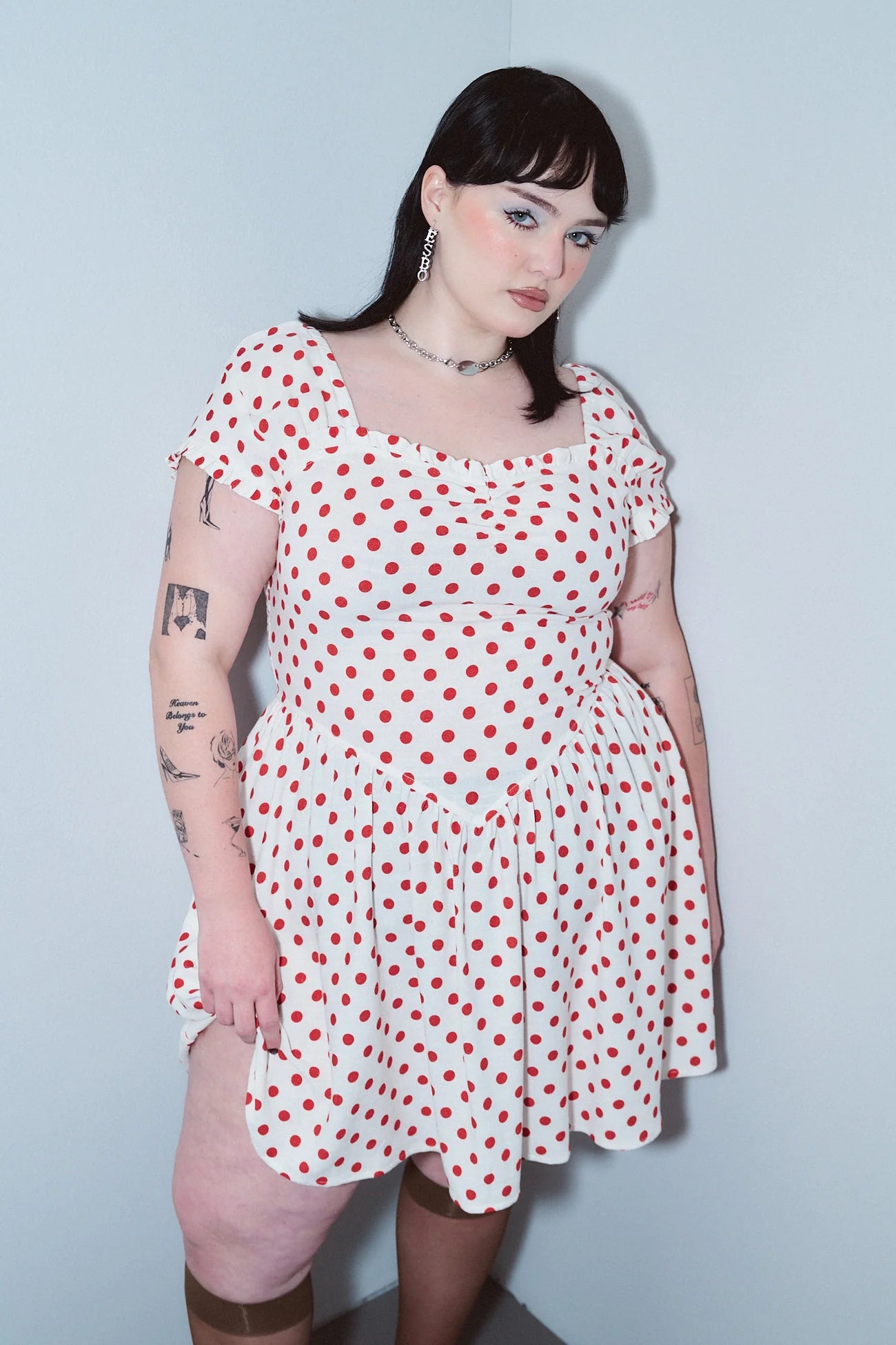 Fashion Brand Company Sweetheart Soft Linen Mini Dress