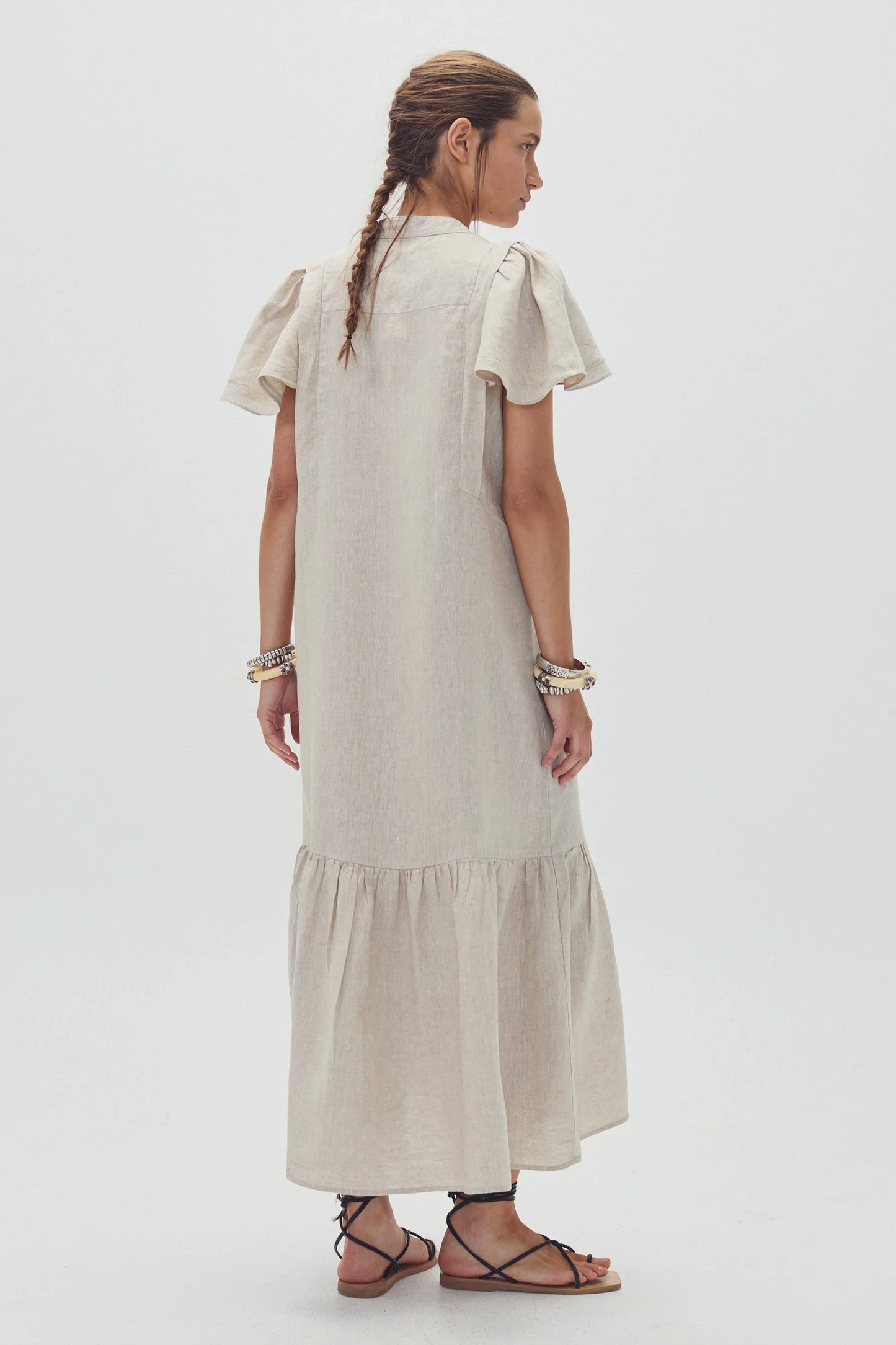 Lanhtropy Willow Linen Dress | Natural