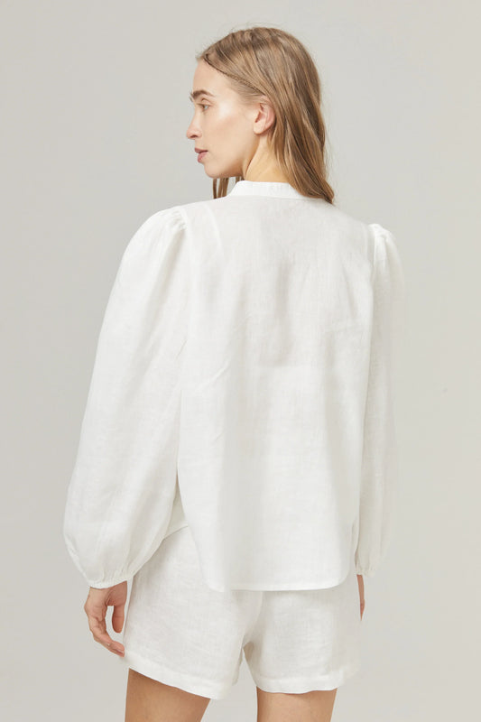 Lanhtropy Meknes Linen Shirt | White or Black