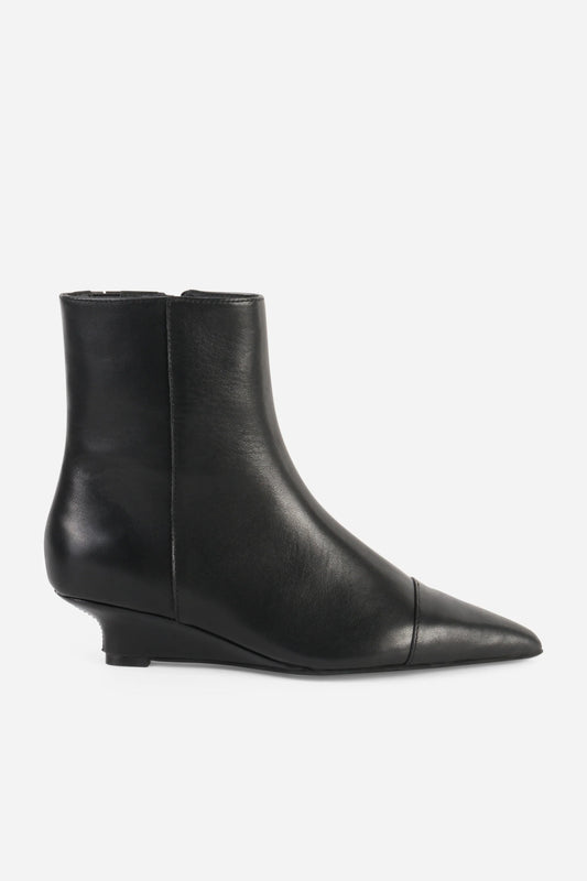 Intentionally Blank Lexicon Micro Wedge Heeled Boot
