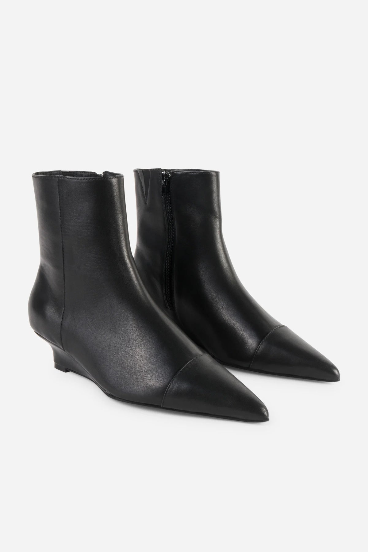 Intentionally Blank Lexicon Micro Wedge Heeled Boot