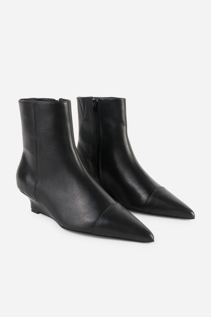 Intentionally Blank Lexicon Micro Wedge Heeled Boot