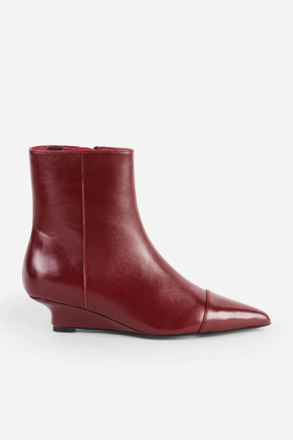 Intentionally Blank Lexicon Micro Wedge Heeled Boot