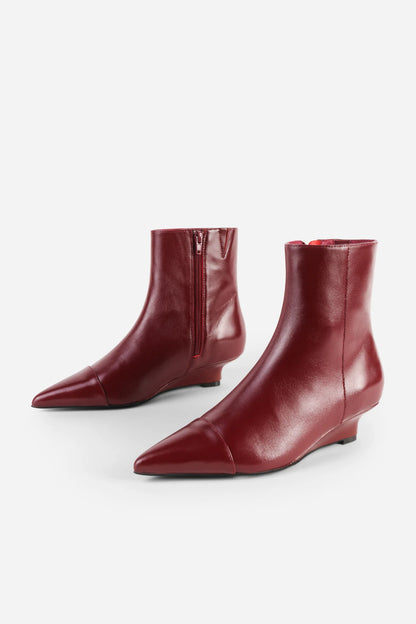 Intentionally Blank Lexicon Micro Wedge Heeled Boot