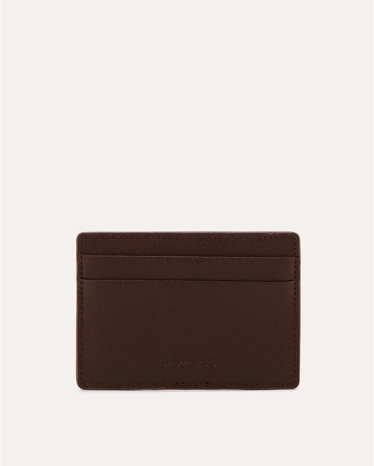 Noyoco Brown Leather Card Holder