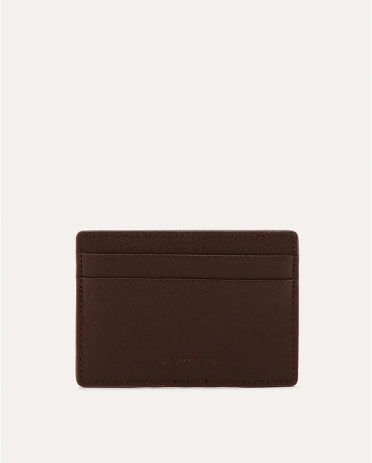 Noyoco Brown Leather Card Holder